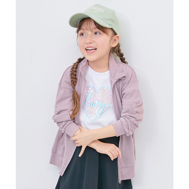 006-Gラベンダー | UVカット 首が日焼けしにくい スタンドジップカーディガン | devirock