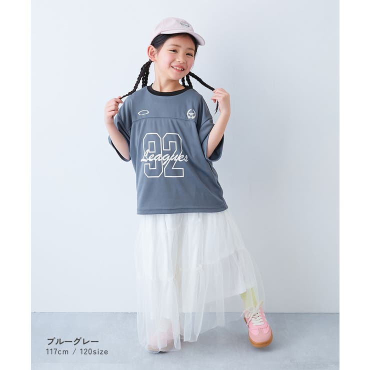 涼感サラッとメッシュ BIGシルエット ナンバリングプリント半袖Tシャツ | devirock | 詳細画像6 