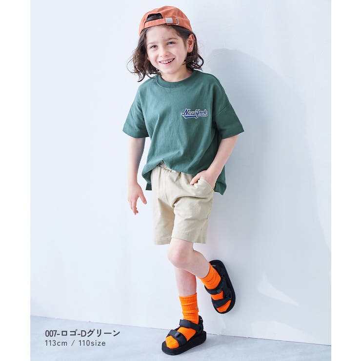 綿100%お洗濯してもよれにくい ワンポイント刺繍 ビッグシルエット半袖Tシャツ | devirock | 詳細画像11 