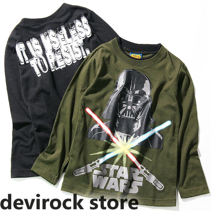 ダース ベイダープリント長袖Tシャツ STARWARS[品番：VR000005090