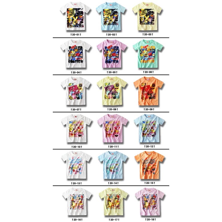 ハッピーツリーフレンズ 全18色 ハピツリプリント半袖Tシャツ][品番