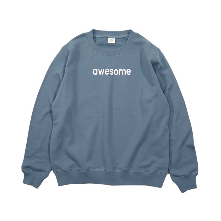 020-ブルーグレー | [devirock デビラボ プリント裏毛トレーナー大人 | devirock