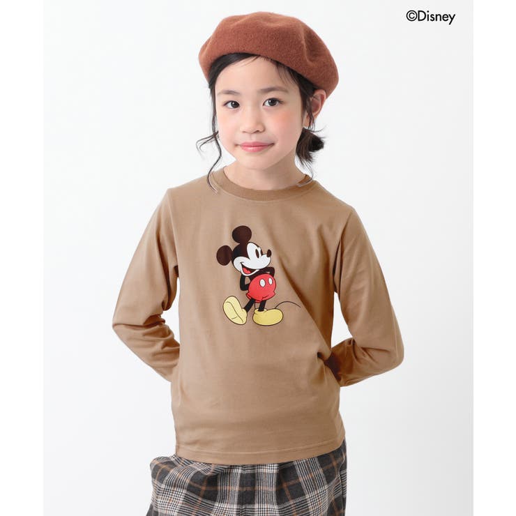 ディズニー ミッキー柄長袖tシャツ 子供服 品番 Vr Devirock デビロック のキッズ ファッション通販 Shoplist ショップリスト