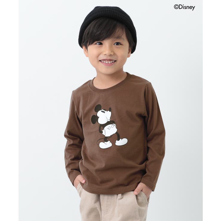 ディズニー ミッキー柄長袖tシャツ 子供服 品番 Vr Devirock デビロック のキッズファッション通販 Shoplist ショップリスト