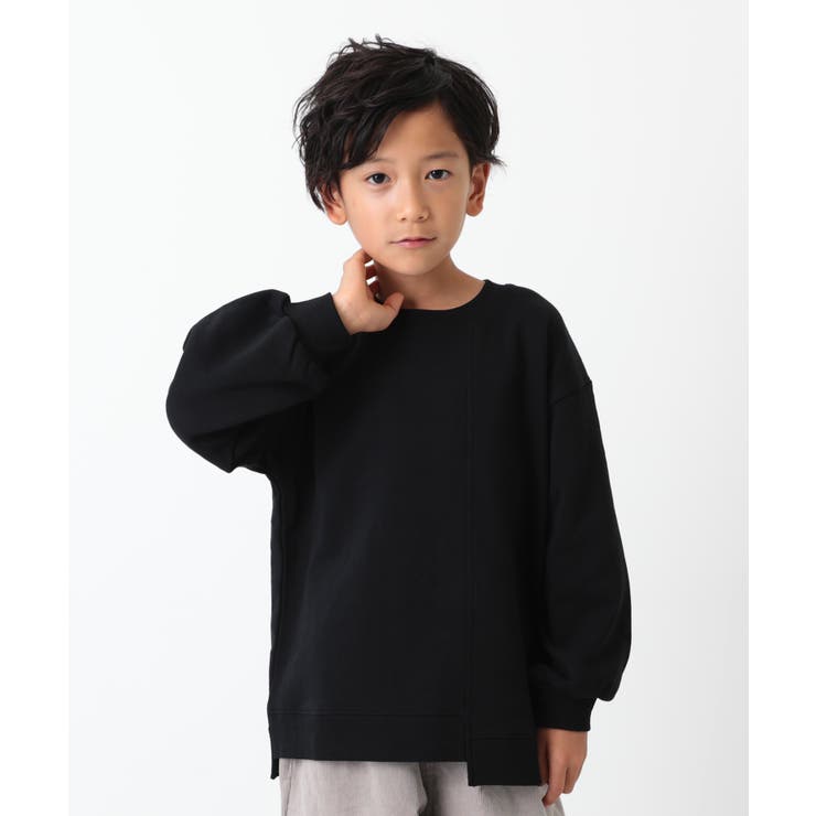 無地ビッグシルエット 子供服 キッズ[品番：VR000008660]｜devirock（デビロック）のキッズ ファッション通販｜SHOPLIST（ショップリスト）