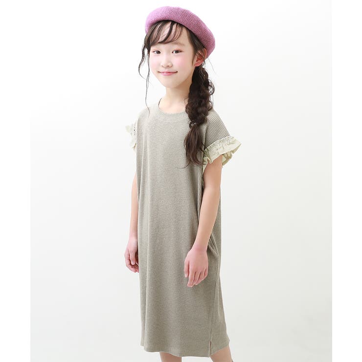 ナチュラルリブワンピース 子供服 キッズ 品番 Vr Devirock デビロック のキッズファッション通販 Shoplist ショップリスト