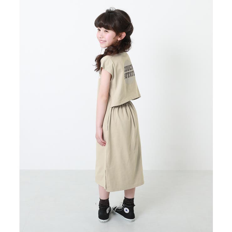 バックデザインワンピース 子供服 キッズ 品番 Vr Devirock デビロック のキッズファッション通販 Shoplist ショップリスト