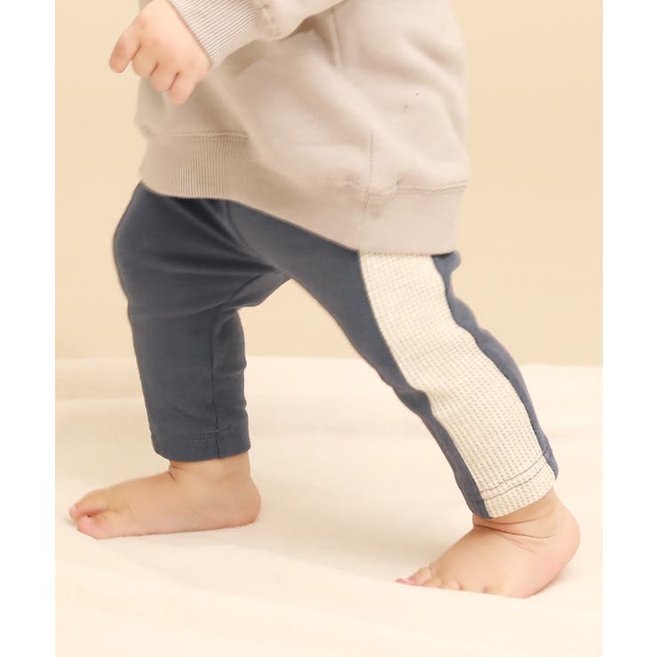 ベビー 異素材ラインレギンス 子供服[品番：VR000009013]｜devirock（デビロック）のキッズ ファッション通販｜SHOPLIST（ショップリスト）
