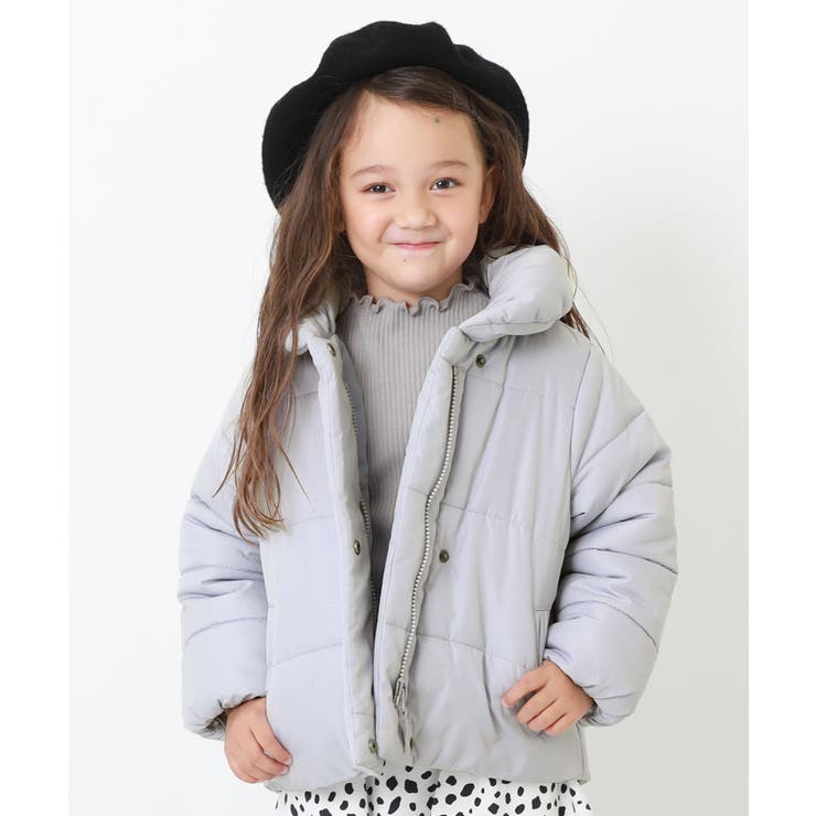 洗えるガールズ中綿ジャケット 子供服 キッズ[品番：VR000009043]｜devirock（デビロック）のキッズ ファッション通販｜SHOPLIST（ショップリスト）
