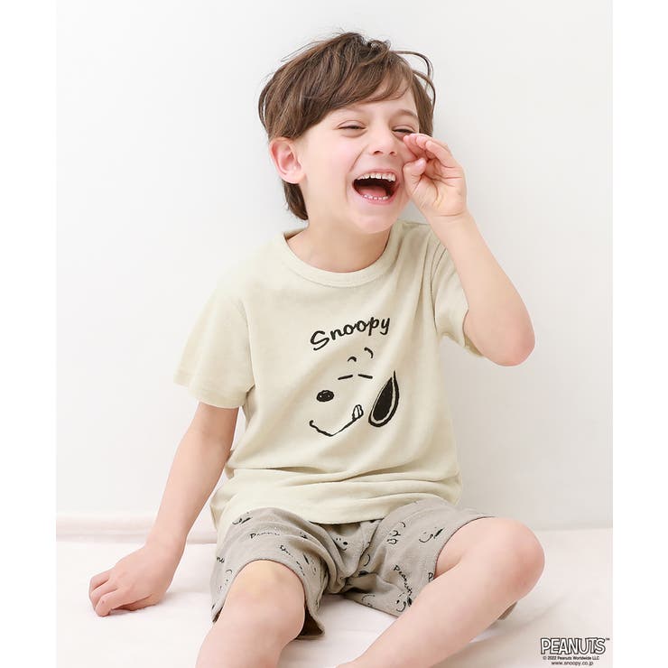 Peanuts スヌーピーボーイズ半袖パイルルームウェア 子供服 品番 Vr Devirock デビロック のキッズファッション通販 毎日送料無料 Shoplist ショップリスト