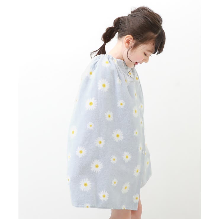 003-レインボー-オフホワイト】ガールズラップタオル 60cm 子供服 キッズ 女の子  水着・プールグッズ[品番：VR000009453]｜devirock（デビロック）のキッズファッション通販｜SHOPLIST（ショップリスト）
