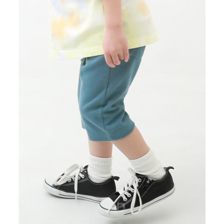 アッシュブルー | ウルトラストレッチハーフパンツ 子供服 キッズ | devirock