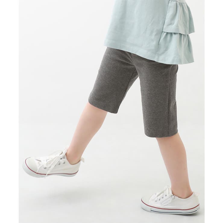 杢チャコール | ウルトラストレッチハーフパンツ 子供服 キッズ | devirock