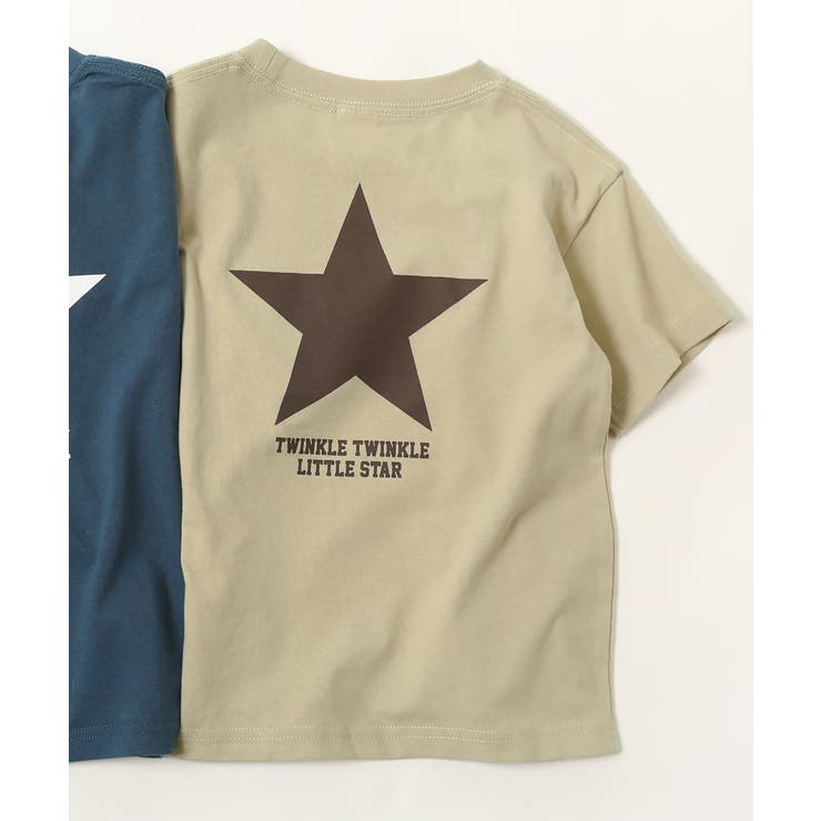 デビラボ BOXバックプリント半袖Tシャツ 子供服[品番