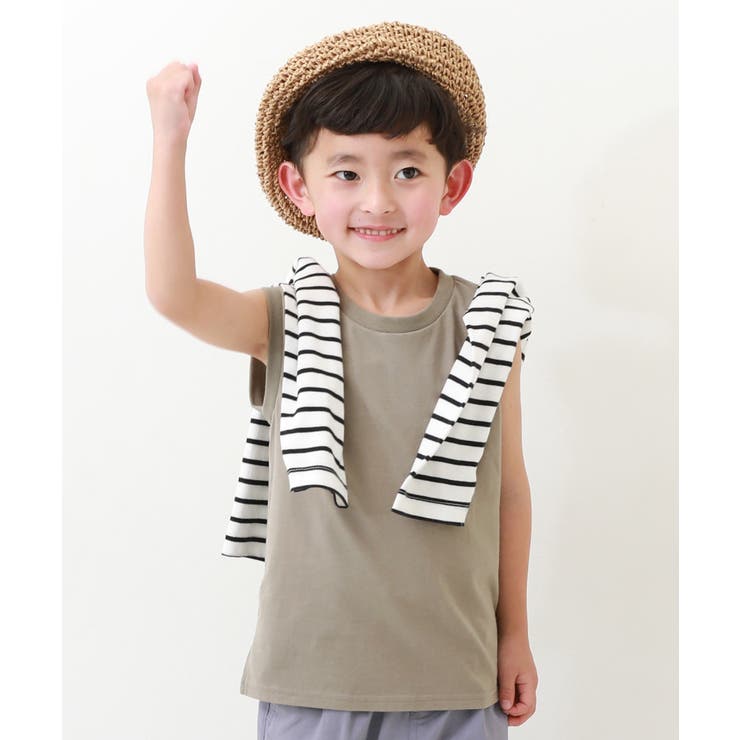 ボックスタンクトップ 子供服 キッズ[品番：VR000009431