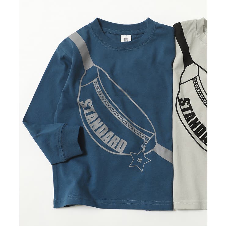 デビラボ プリント袖リブ  長袖Tシャツ[品番：VR000009638]｜devirock（デビロック）のキッズファッション通販｜SHOPLIST（ショップリスト）