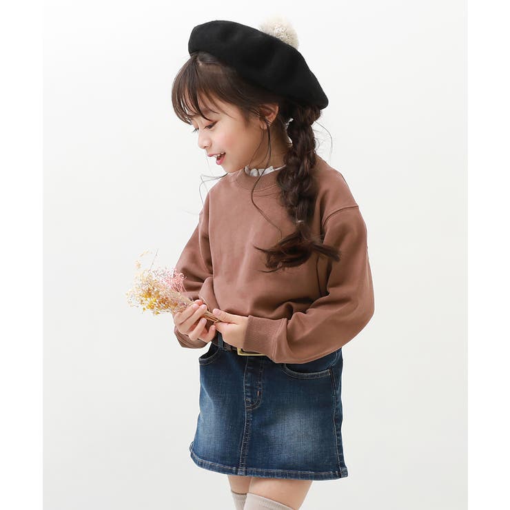 無地スウェットトレーナー 子供服 キッズ[品番:VR000009566 無地スウェットトレーナー 子供服 キッズ[品番:VR000009566