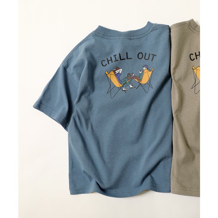 056-ヒト-ブルーグレー | デビラボ BIG 半袖Tシャツ | devirock