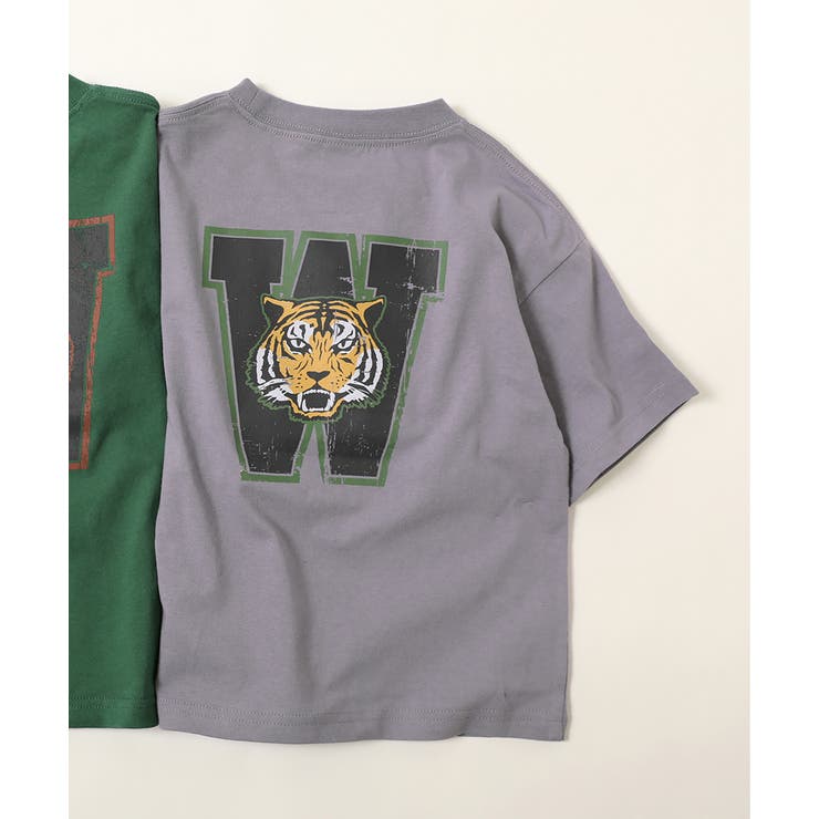 061-トラ-Gバイオレット | デビラボ BIG 半袖Tシャツ | devirock