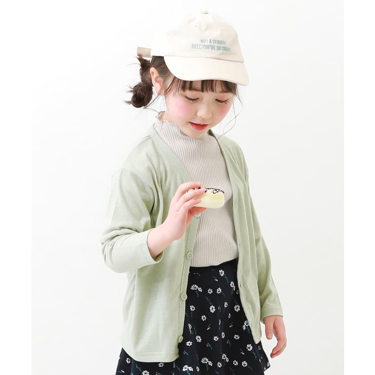 UVカット カーディガン 子供服[品番：VR000009706]｜devirock