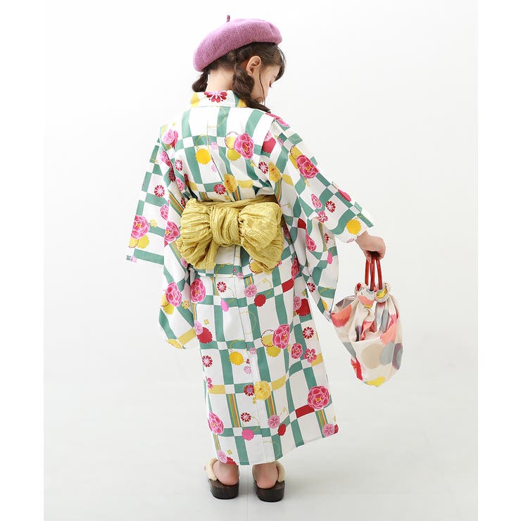浴衣 兵児帯2点セット 子供服 キッズ 女の子 浴衣・甚平[品番：VR000008602]｜devirock（デビロック）のキッズ ファッション通販｜SHOPLIST（ショップリスト）
