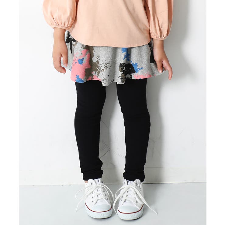 花柄B | プリント10分丈 スカッツ スカート | devirock