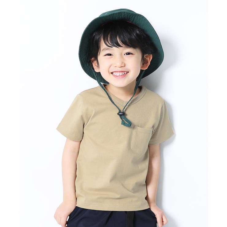 Crocsクロックスvネック半袖tシャツサイズキッズ110ホワイトベース ネイビーボーダー セール