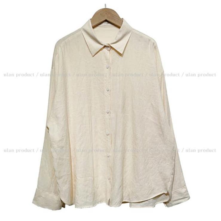 Cream】ソフトオーバーサイズシャツ・p565260[品番：DHOW0112665