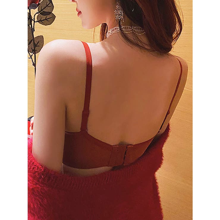 ノンワイヤー バイカラーレース ブラショーツセット セクシーランジェリー 下着 セクシー 韓国 韓国ファッション	