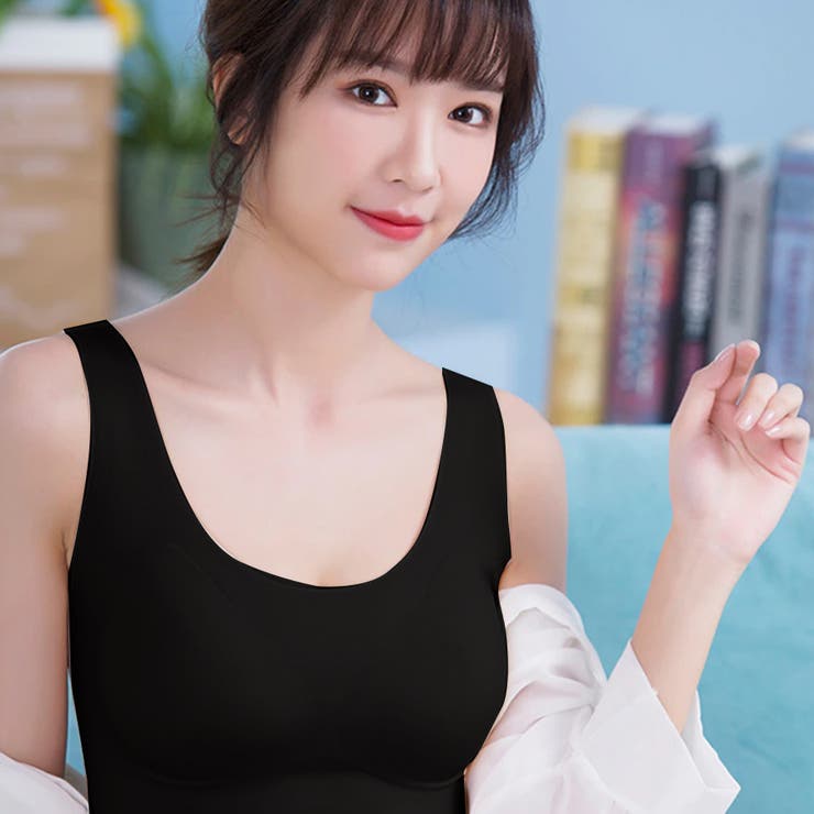 カップ付き ブラトップ ナイトブラ ブラ ノンワイヤー ブラ単品 韓国 韓国ファッション
