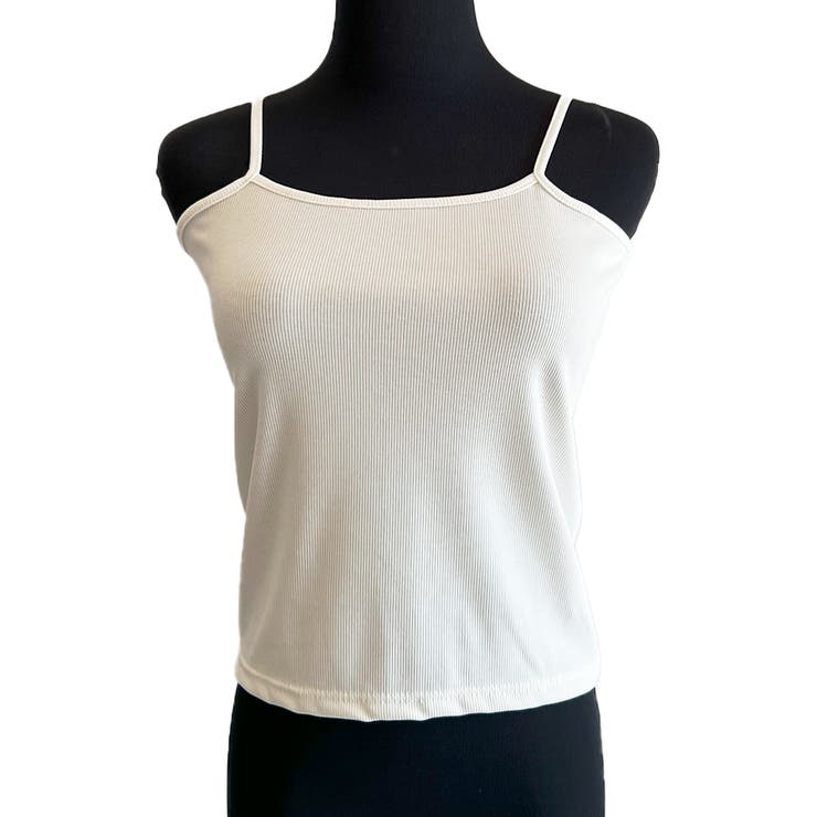 リブ編みキャミソール リブ編みキャミソール タイト | インナーショップDiamondHearts  | 詳細画像18 