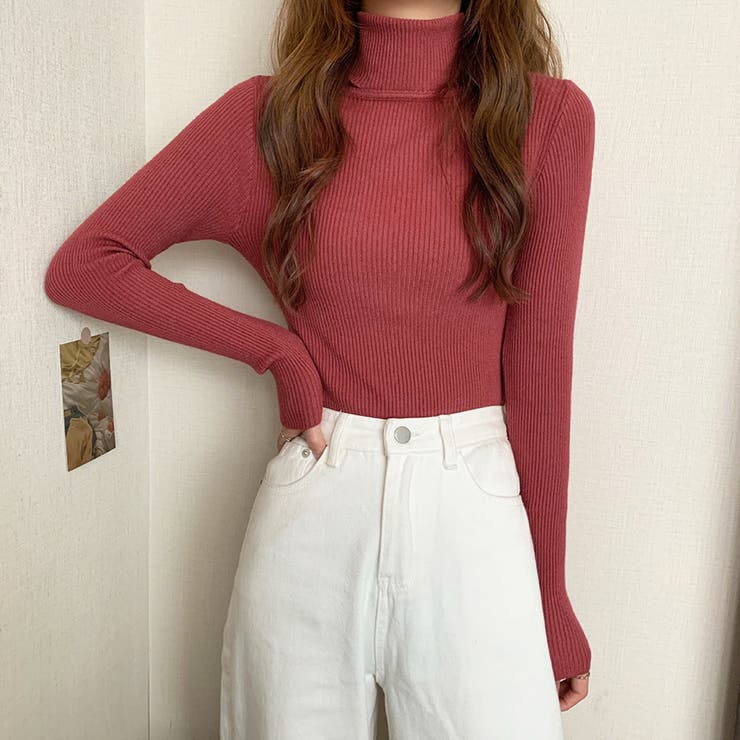 emmi｜シアータートルネックモヘアニットトップス | Rakuten