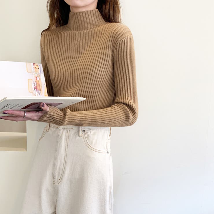 細見え 薄手ハイネックニット インナーニット | インナーショップDiamondHearts  | 詳細画像14 