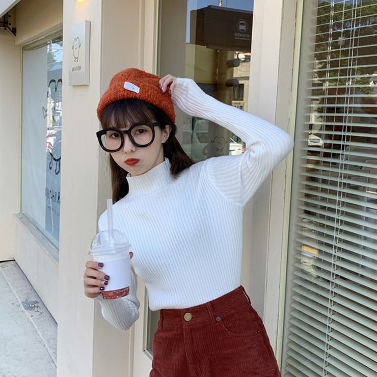 細見え 薄手ハイネックニット インナーニット | インナーショップDiamondHearts  | 詳細画像31 