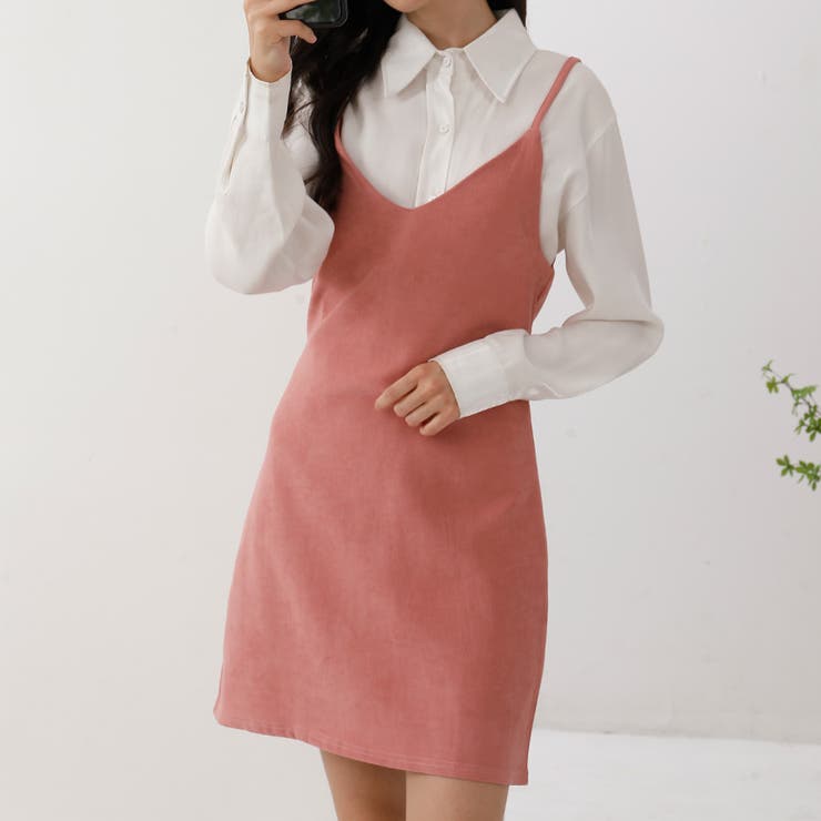 キャミワンピース サロペット スエード | インナーショップDiamondHearts  | 詳細画像16 