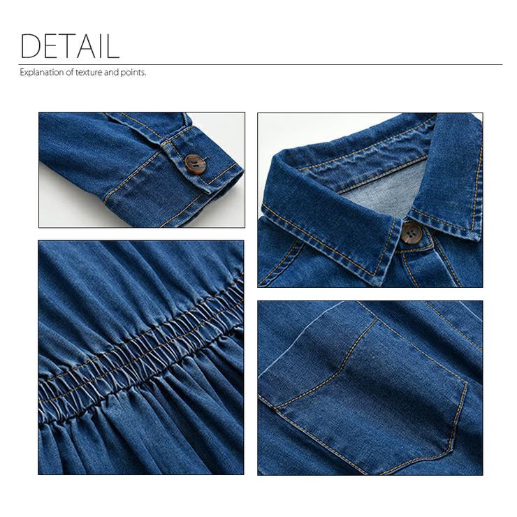 デニムシャツ ワンピース 長袖 品番 Dmhu インナーショップdiamondhearts インナーショップダイヤモンドハーツ の レディースファッション通販 Shoplist ショップリスト