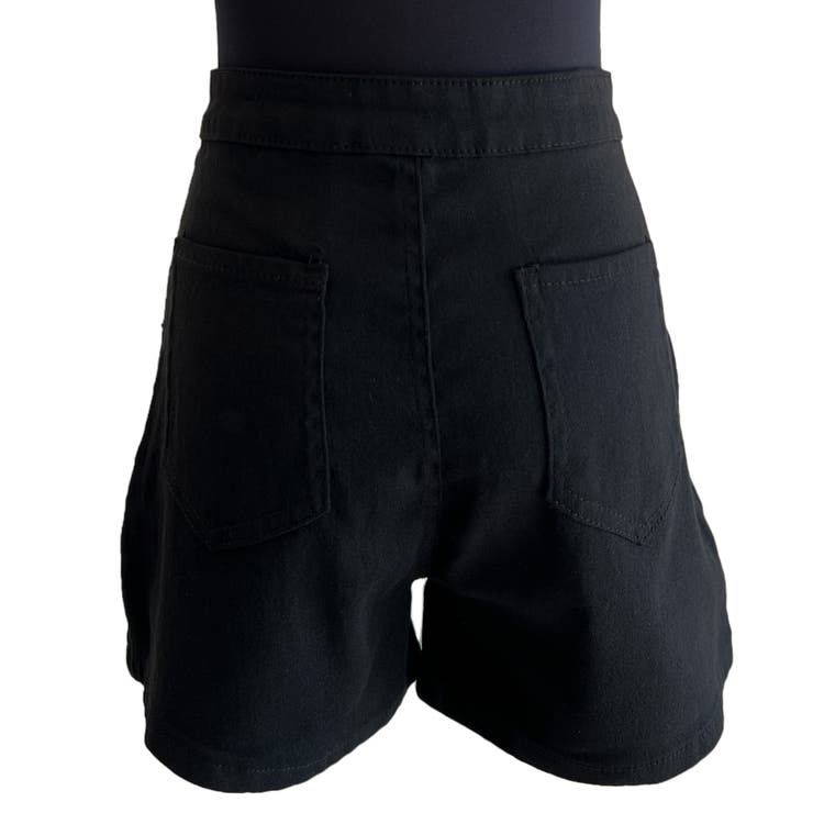 ブラックハイウエストショートパンツ ハイウエストショートパンツ ブラック | インナーショップDiamondHearts  | 詳細画像14 