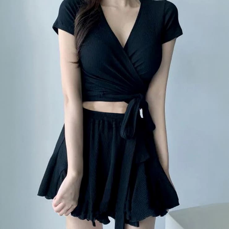  水着 半袖フリルスカートパンツ スイムウェア | インナーショップDiamondHearts  | 詳細画像7 