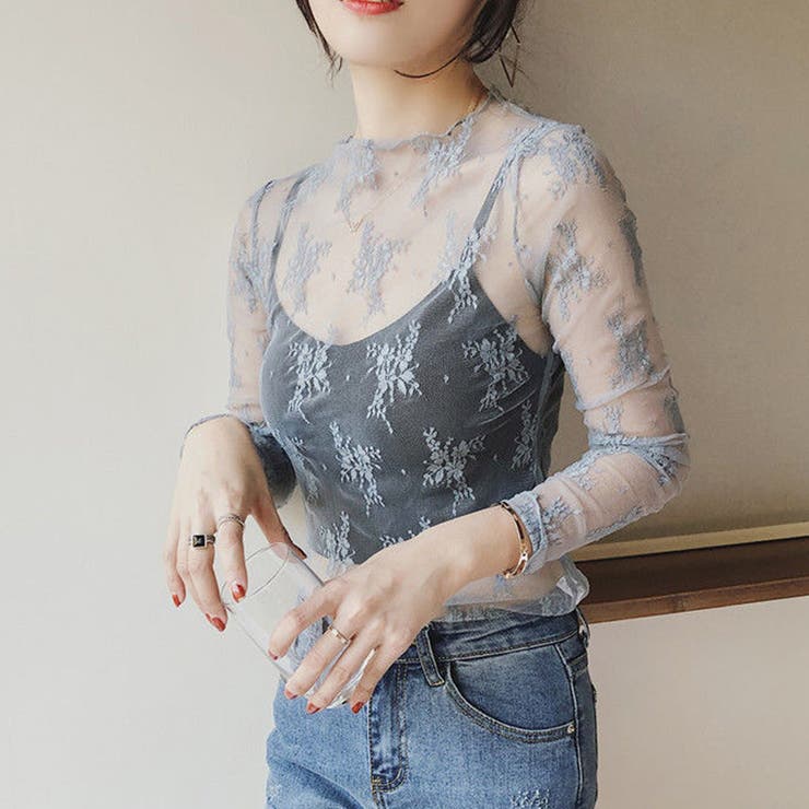 総レース チュール トップス | インナーショップDiamondHearts  | 詳細画像20 