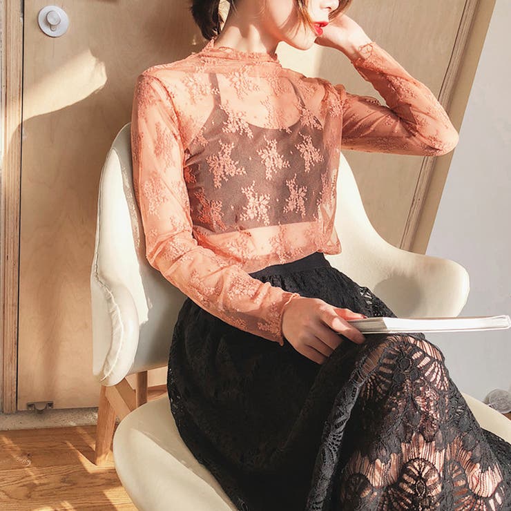 総レース チュール トップス | インナーショップDiamondHearts  | 詳細画像13 