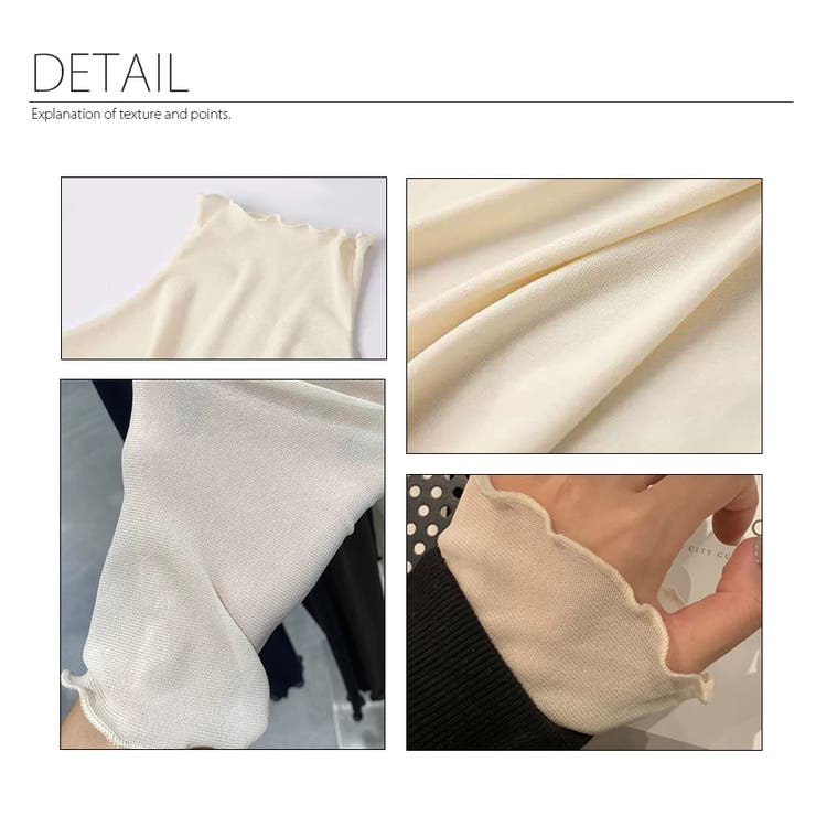 シースルートップス シアー タートルネック | インナーショップDiamondHearts  | 詳細画像2 