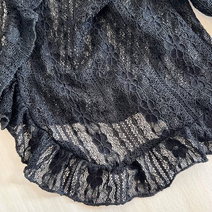 レースフリルショートカーディガン レース フリル | インナーショップDiamondHearts  | 詳細画像22 