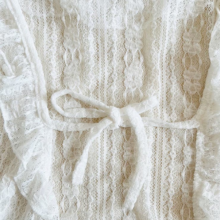 レースフリルショートカーディガン レース フリル | インナーショップDiamondHearts  | 詳細画像17 