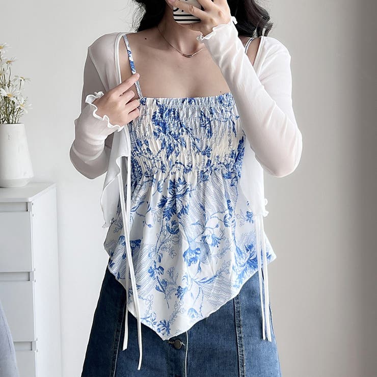 ホワイト | ショートカーディガン ショートカーディガン シアー | インナーショップDiamondHearts 