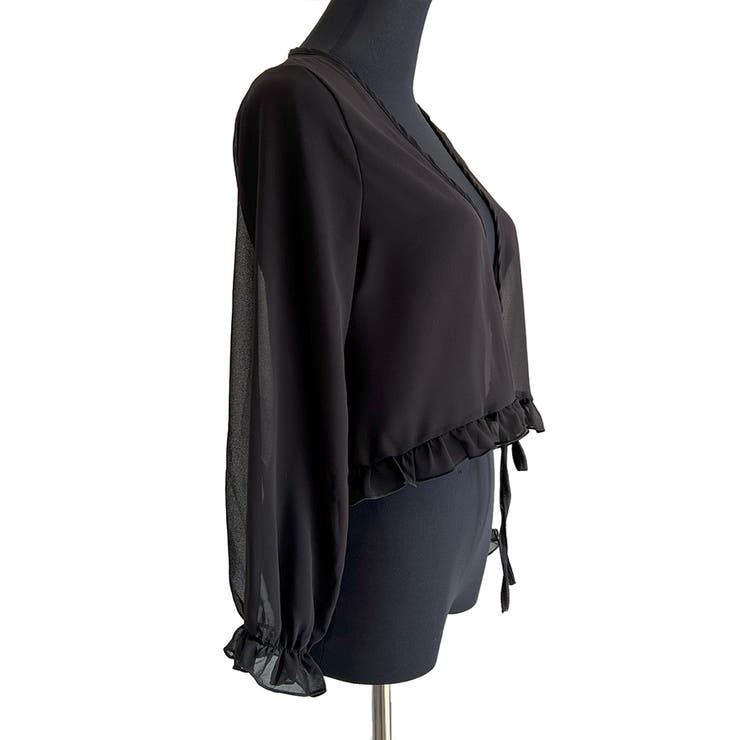 キャンディスリーブフリルシアーシャツ キャンディスリーブ シアーシャツ | インナーショップDiamondHearts  | 詳細画像27 