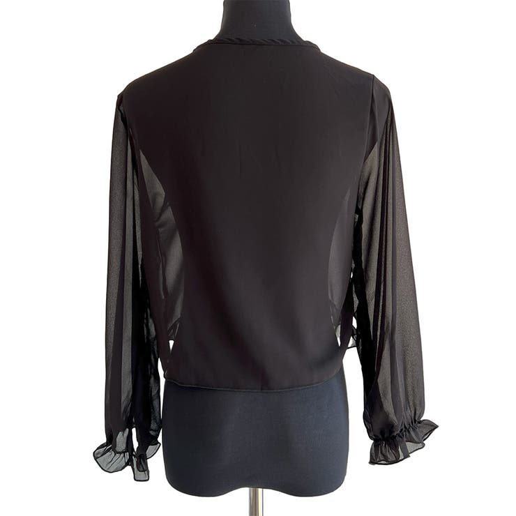 キャンディスリーブフリルシアーシャツ キャンディスリーブ シアーシャツ | インナーショップDiamondHearts  | 詳細画像28 