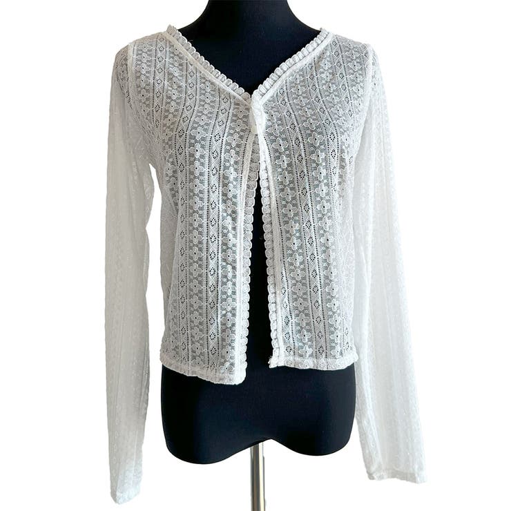 フェミニンレースカーディガン レース カーディガン | インナーショップDiamondHearts  | 詳細画像12 