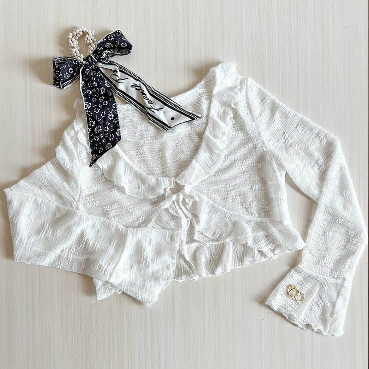 小花柄シアーカーディガン 小花柄 シアーカーディガン | インナーショップDiamondHearts  | 詳細画像8 