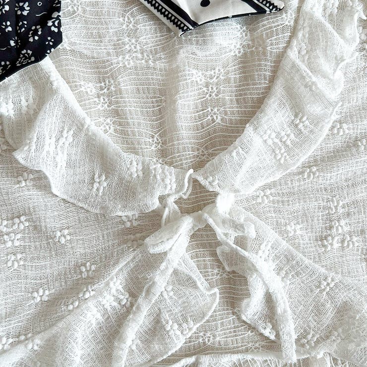 小花柄シアーカーディガン 小花柄 シアーカーディガン | インナーショップDiamondHearts  | 詳細画像11 