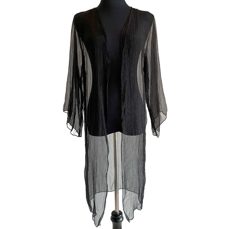 エアリーグロウ ロングシアーカーディガン シアー | インナーショップDiamondHearts  | 詳細画像24 